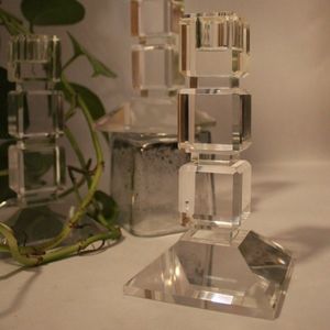Glass Candle Holders